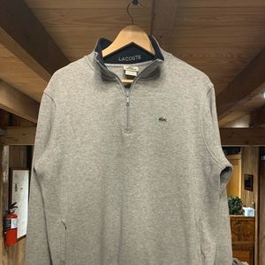 Lacoste Quarter zip with pockets